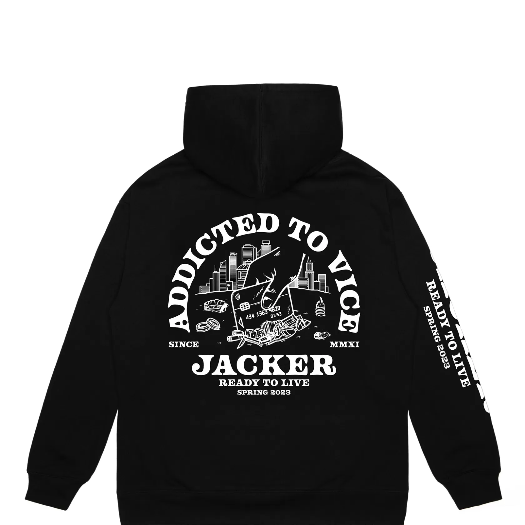 Addicted-Hoodie-Black^Jacker Sale