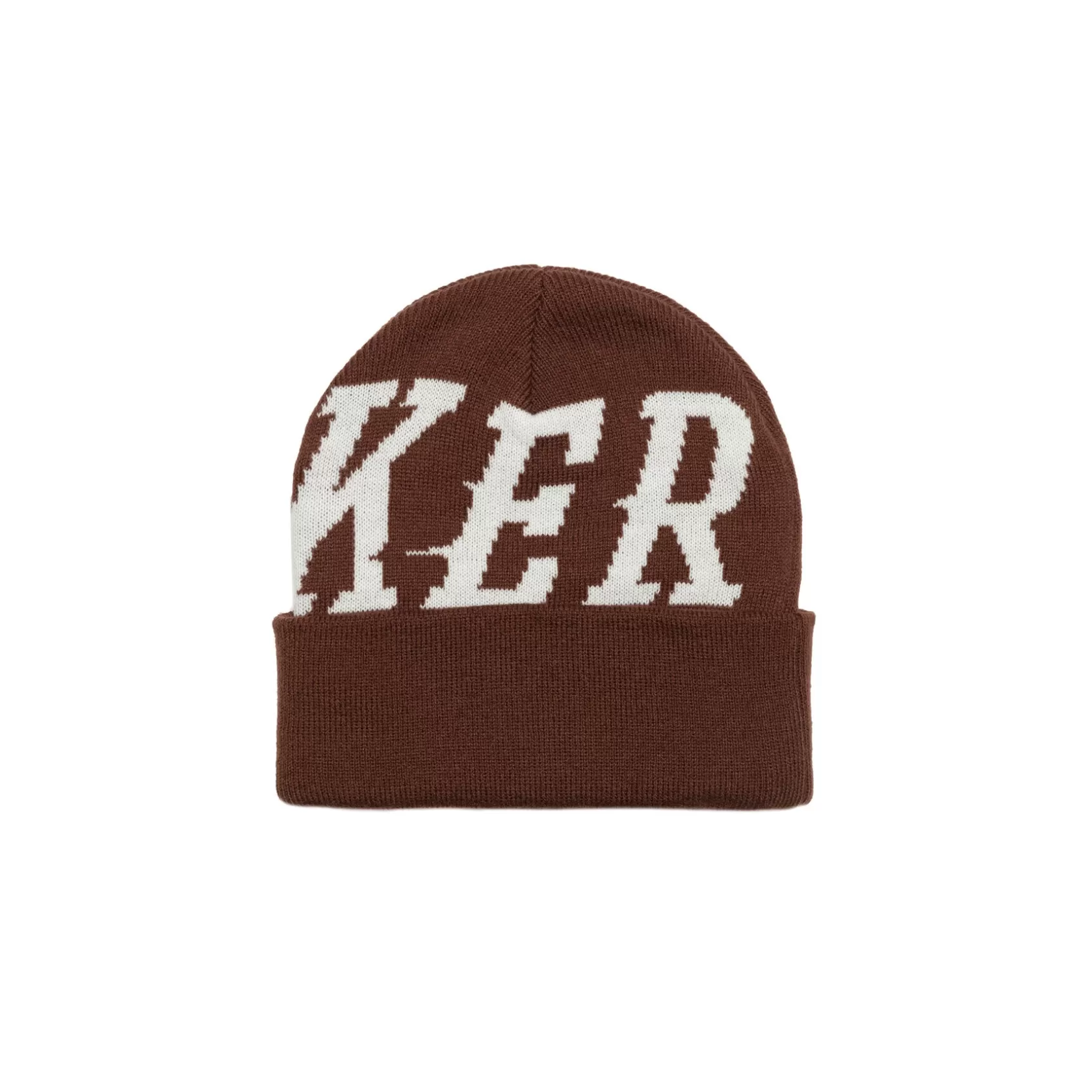 Big Logo-Beanie-Brown^Jacker Clearance