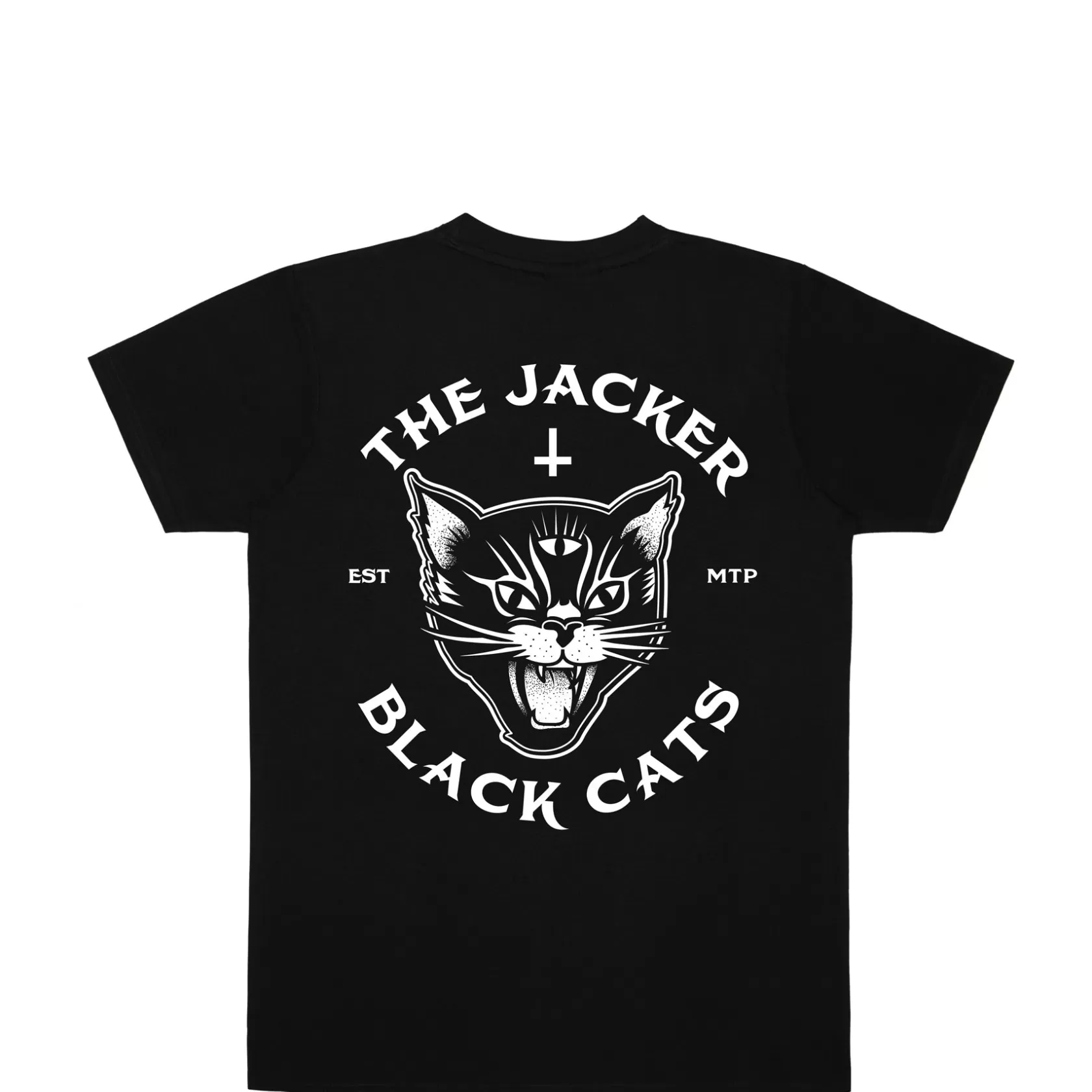 Black Cats-T-Shirt-Black^Jacker Hot