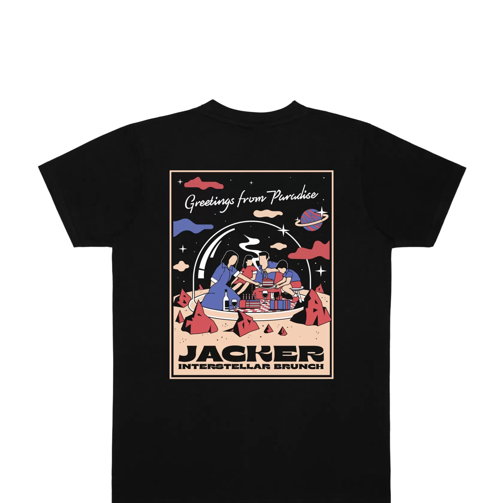 Brunch-T-Shirt-Black^Jacker Sale