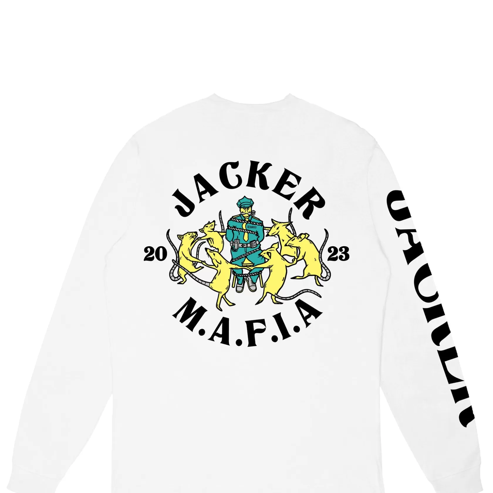 Dancing Rats-Long Sleeves-White^Jacker Flash Sale