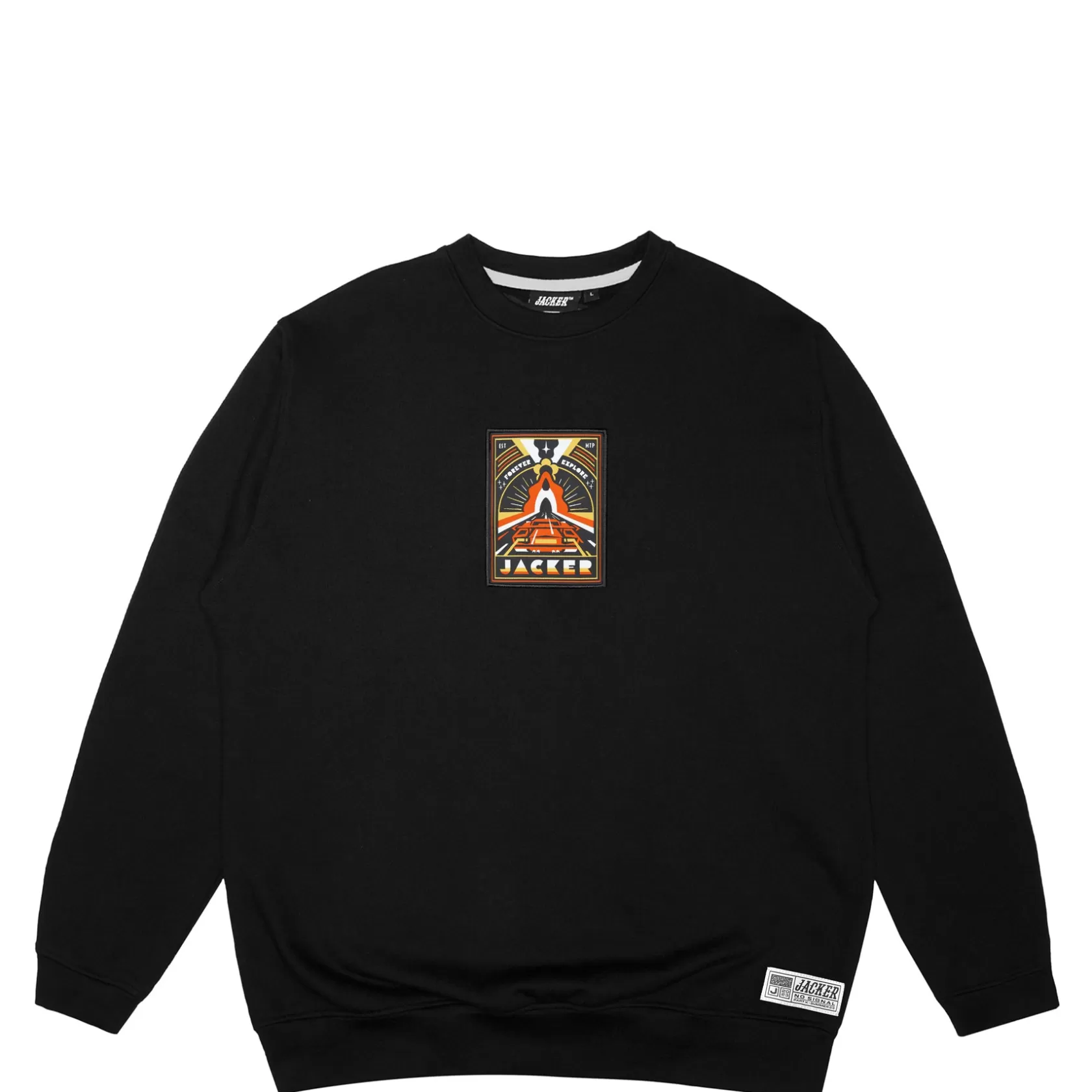 Explorer-Crewneck-Black^Jacker Hot