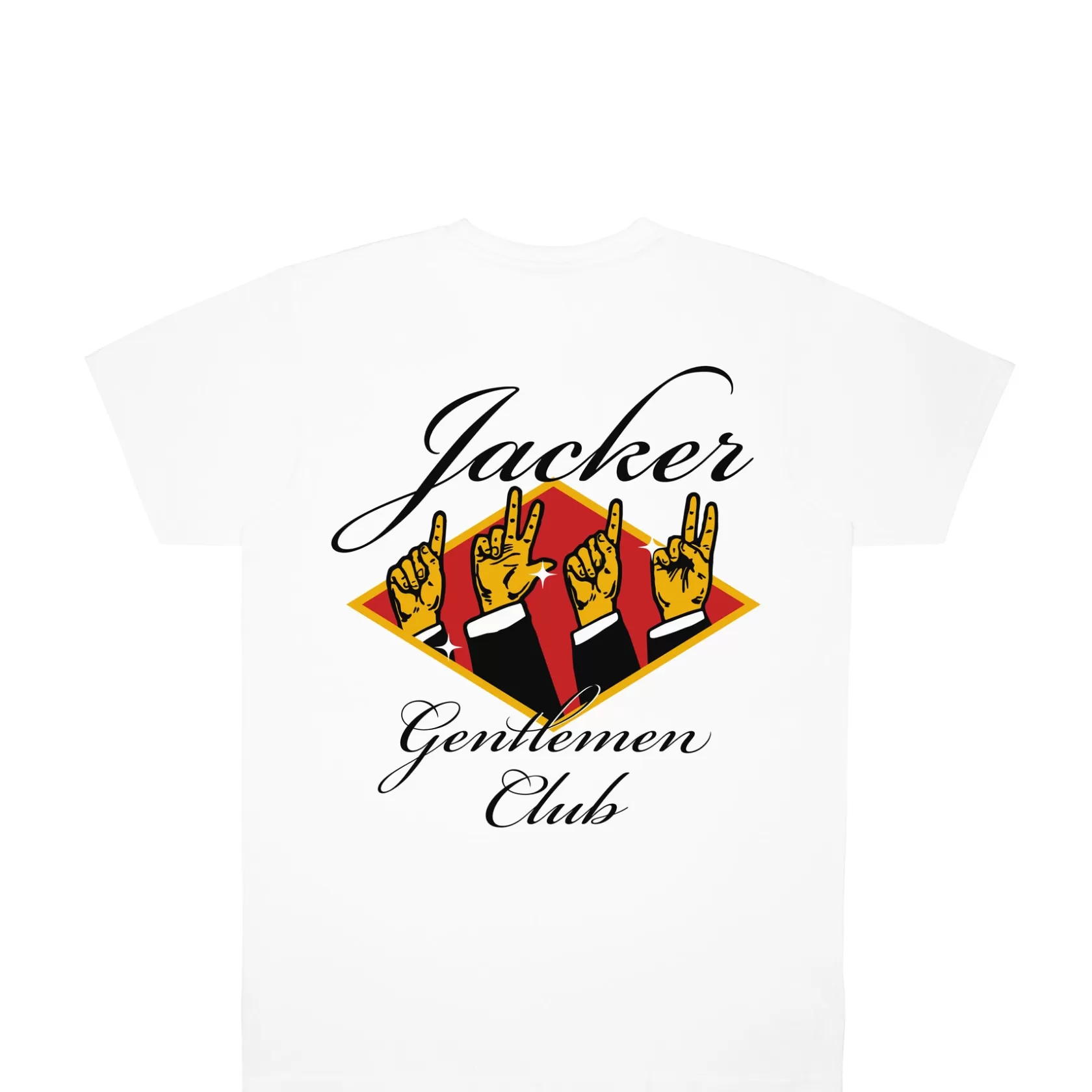 Gentlemen Club-T-Shirt-White^Jacker Best Sale