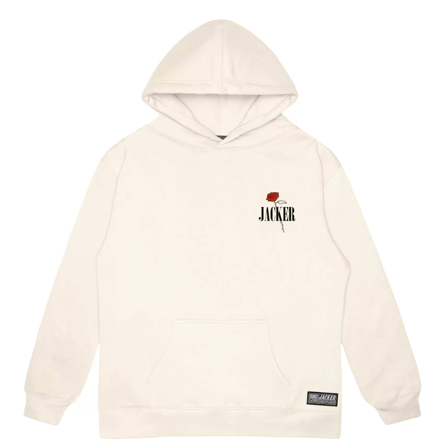 Holy Roses-Hoodie-Beige^Jacker Sale