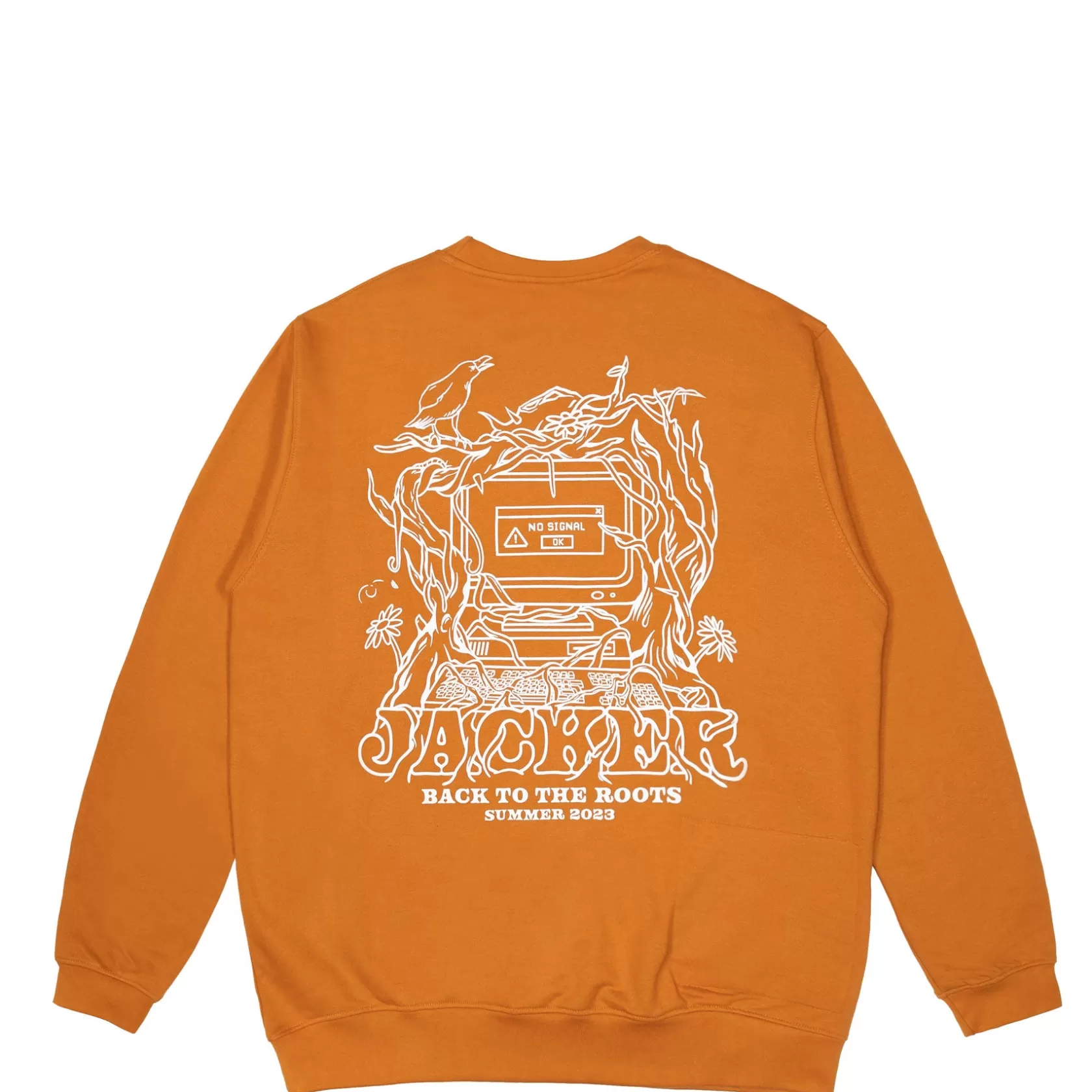 No Signal-Crewneck-Caramel^Jacker Hot