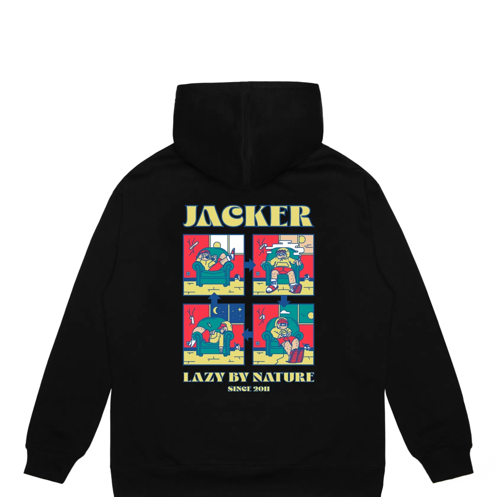 No Signal-Hoodie-Black^Jacker Best