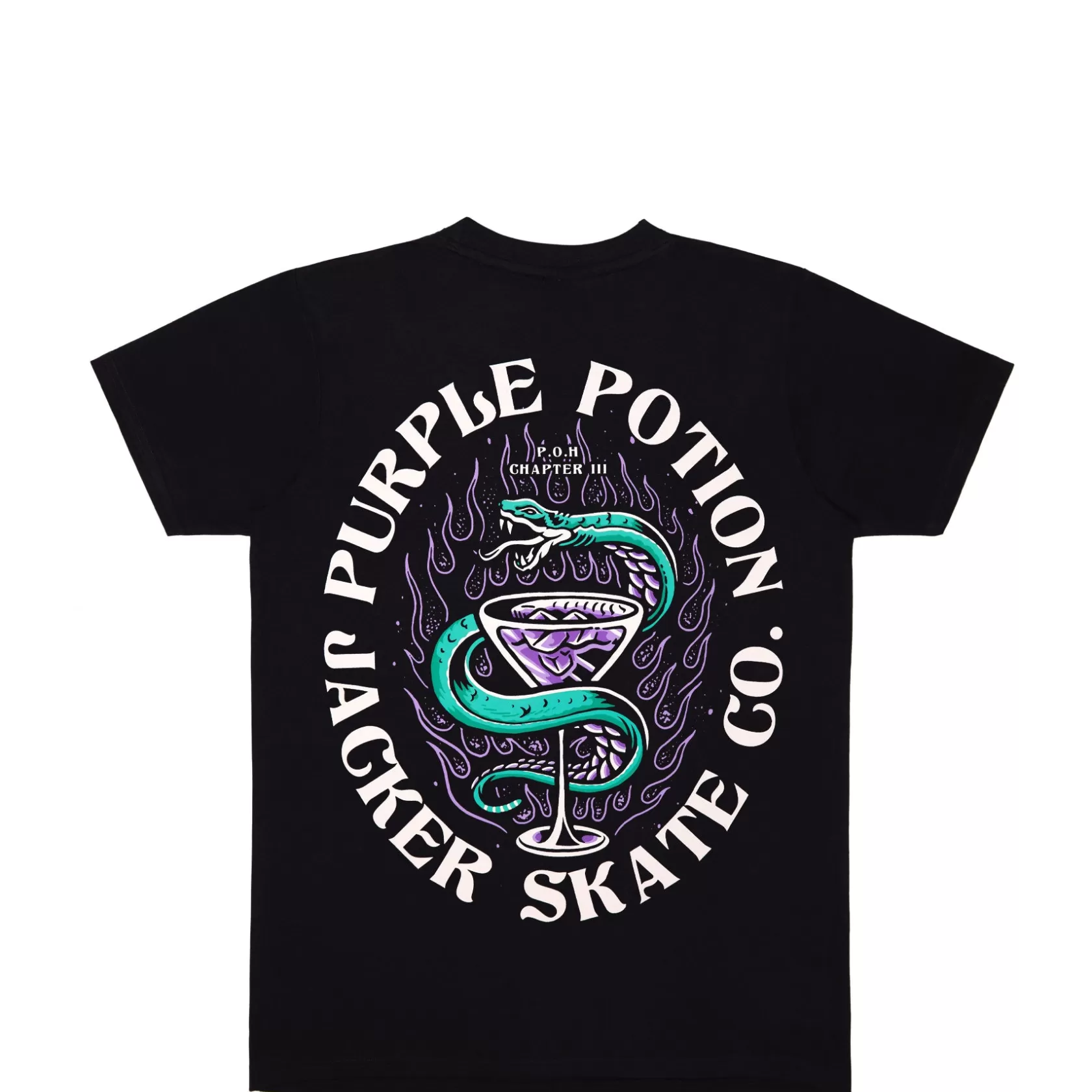 Purple Potion-T-Shirt-Black^Jacker Sale