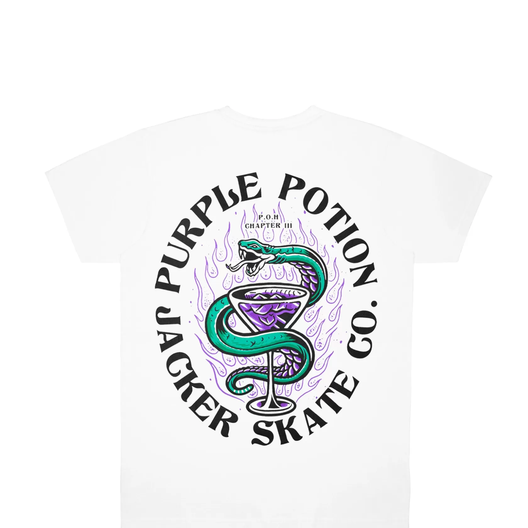 Purple Potion-T-Shirt-White^Jacker Best