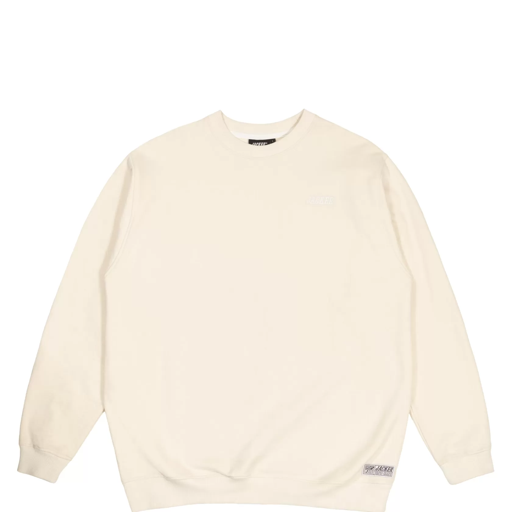 Team Logo-Crewneck-Beige^Jacker Sale