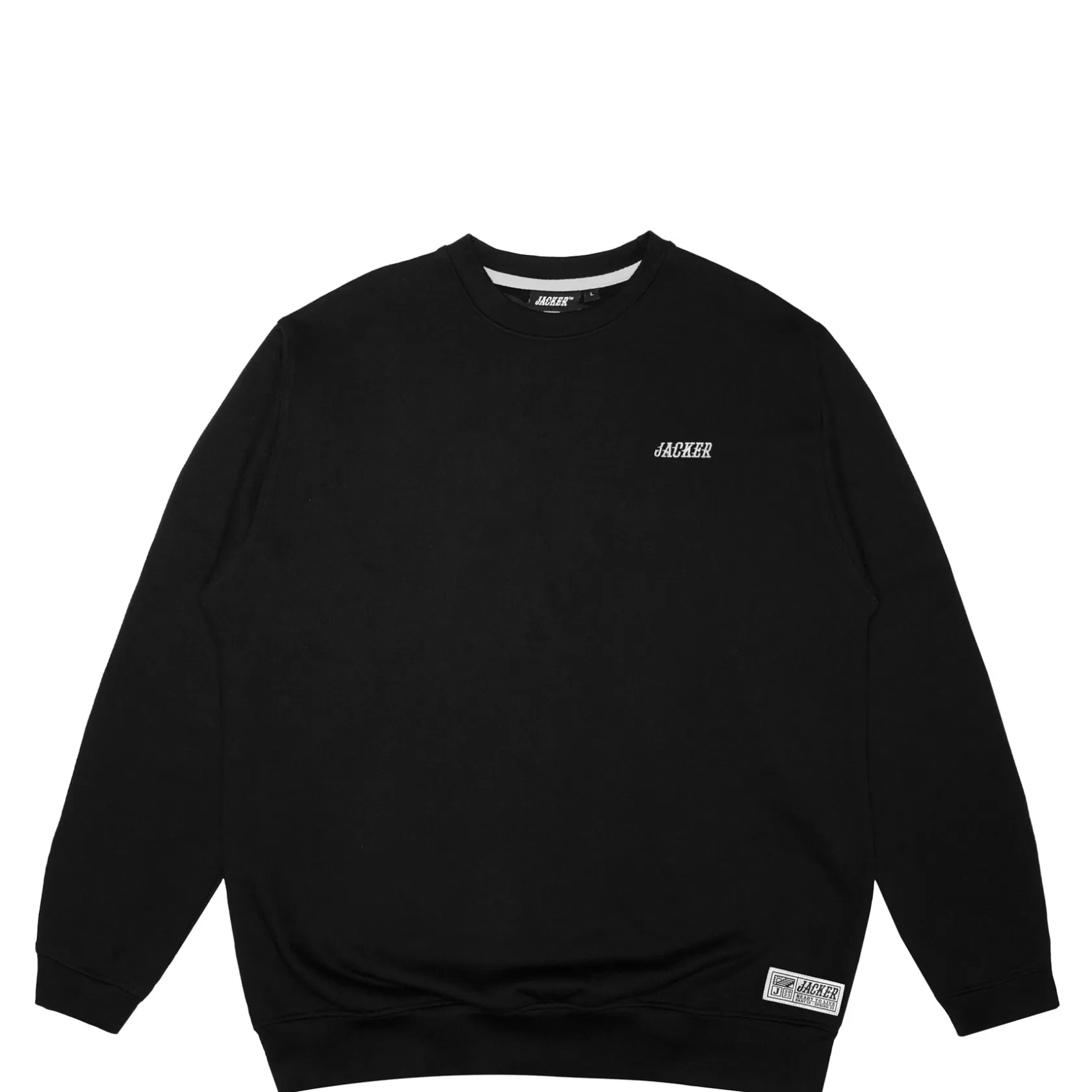 Team Logo-Crewneck-Black^Jacker New