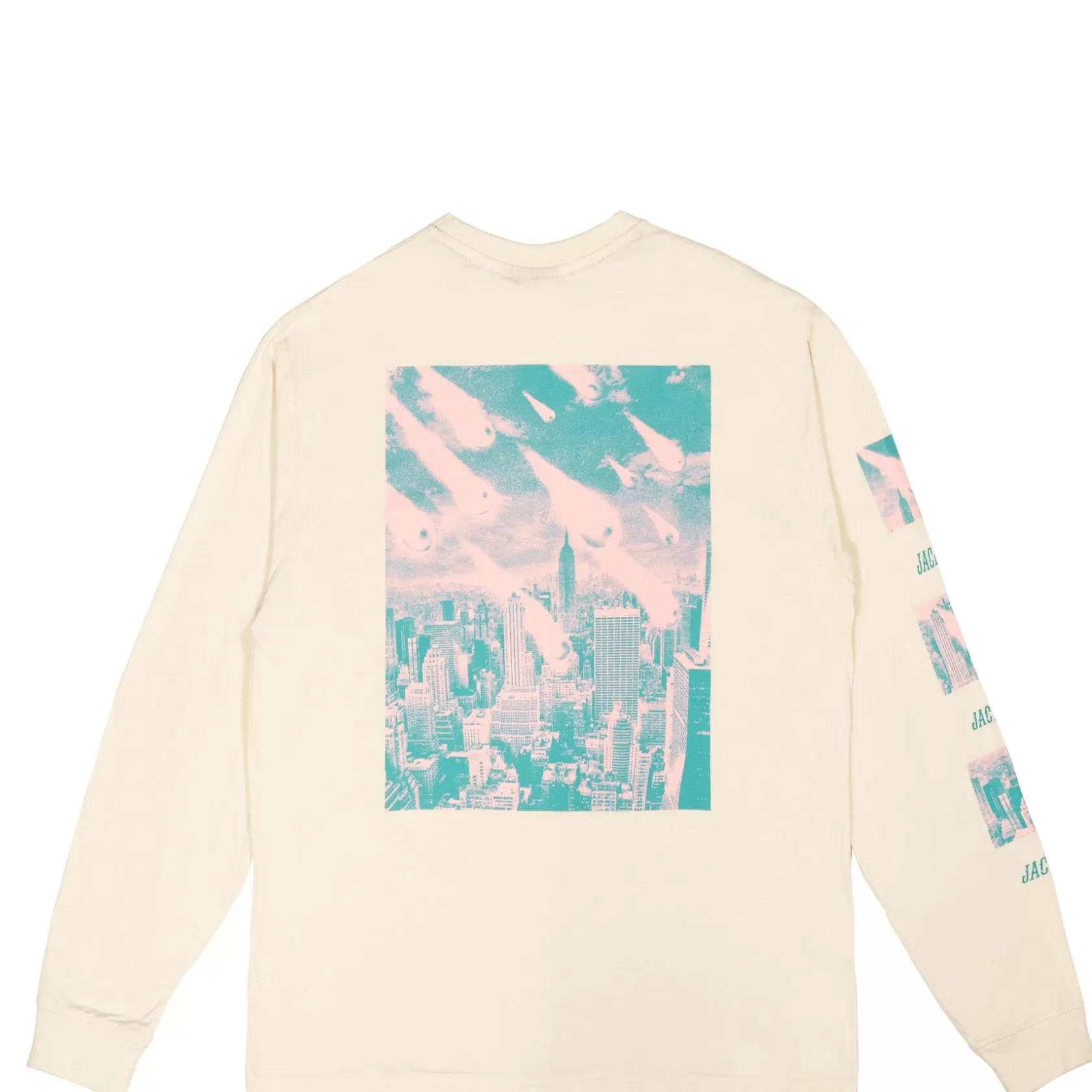 Tits Attack-Long Sleeves-Beige^Jacker Online