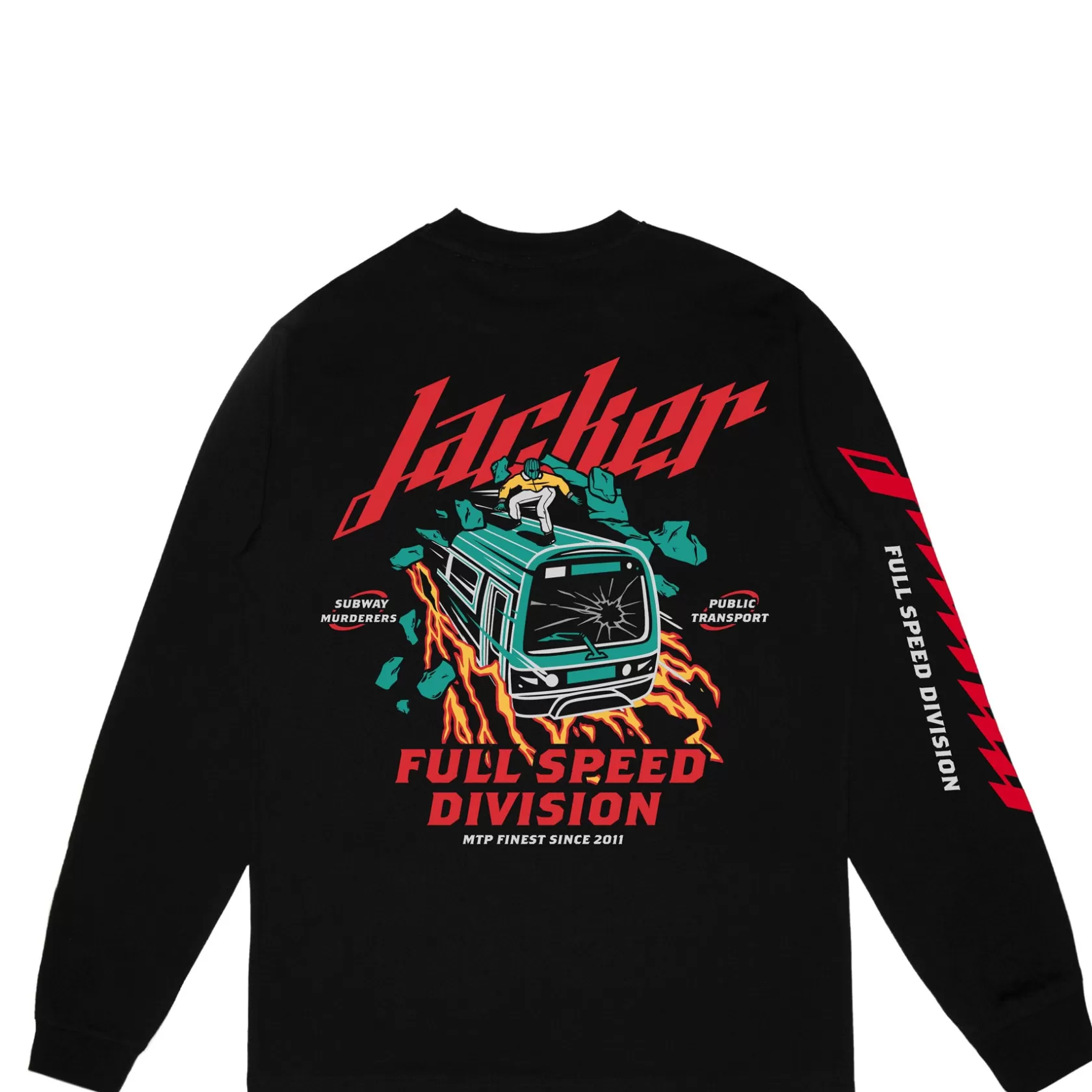 Train Surfing-Long Sleeves-Black^Jacker Outlet