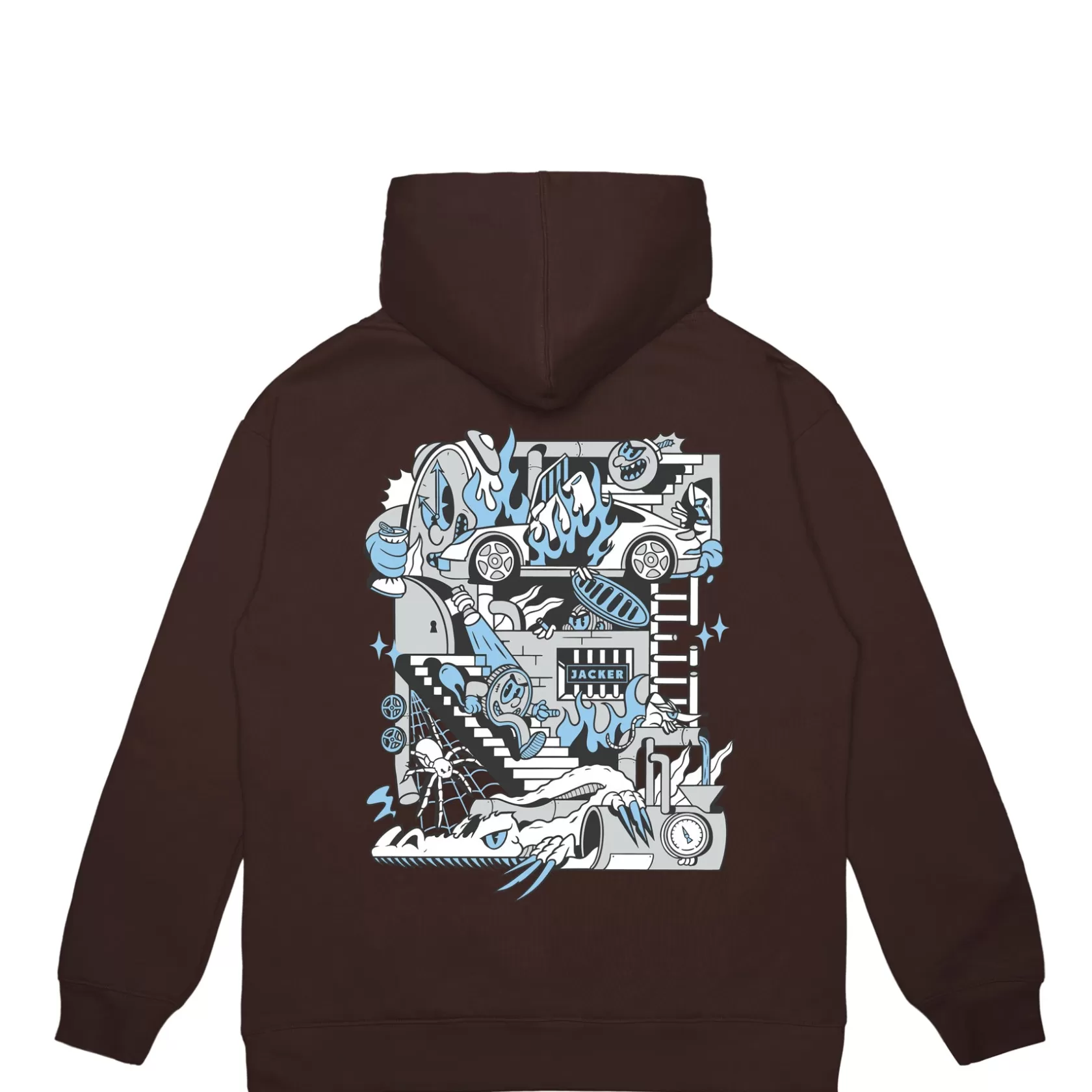 Underground-Hoodie-Brown^Jacker Hot